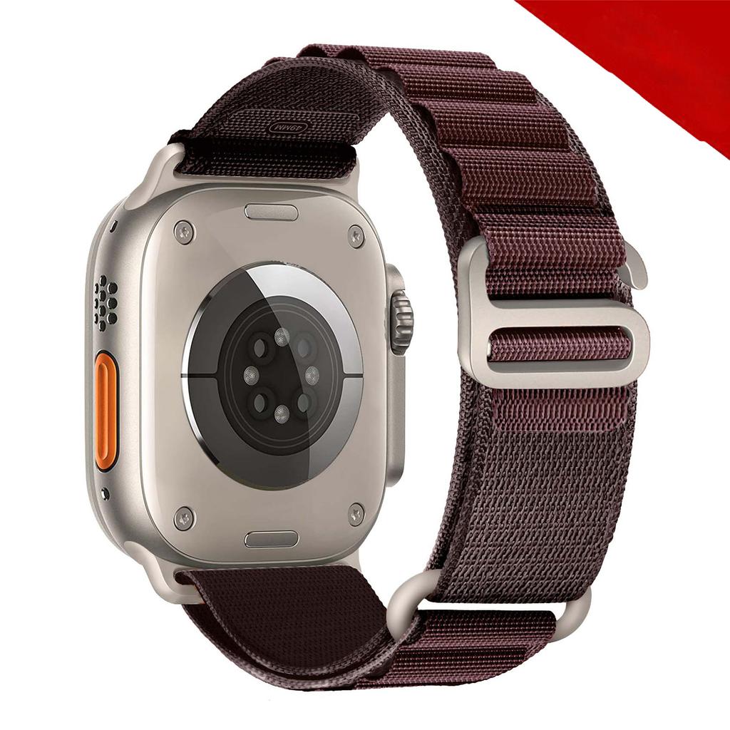 Ремешок Alpine Loop для Apple Watch, ремешок 44 мм, 40 мм, 49 мм, 45 мм, 41 мм, 38 мм, 42 мм, нейлоновый ремешок для часов, браслет Iwatch Series 9 5 SE 6 7 8 Ultra 2