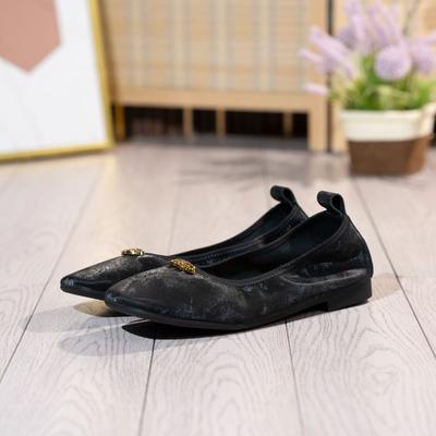 Натуральная кожа мелкий вырез мягкая кожа мягкая подошва одинарная обувь женская новая обувь на плоской подошве туфли с квадратным носком коровья кожа женская обувь