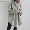 Women Hoodies Sweatshirt Autumn Winter Long Sleeve Baggy Pullover Hoody Tops