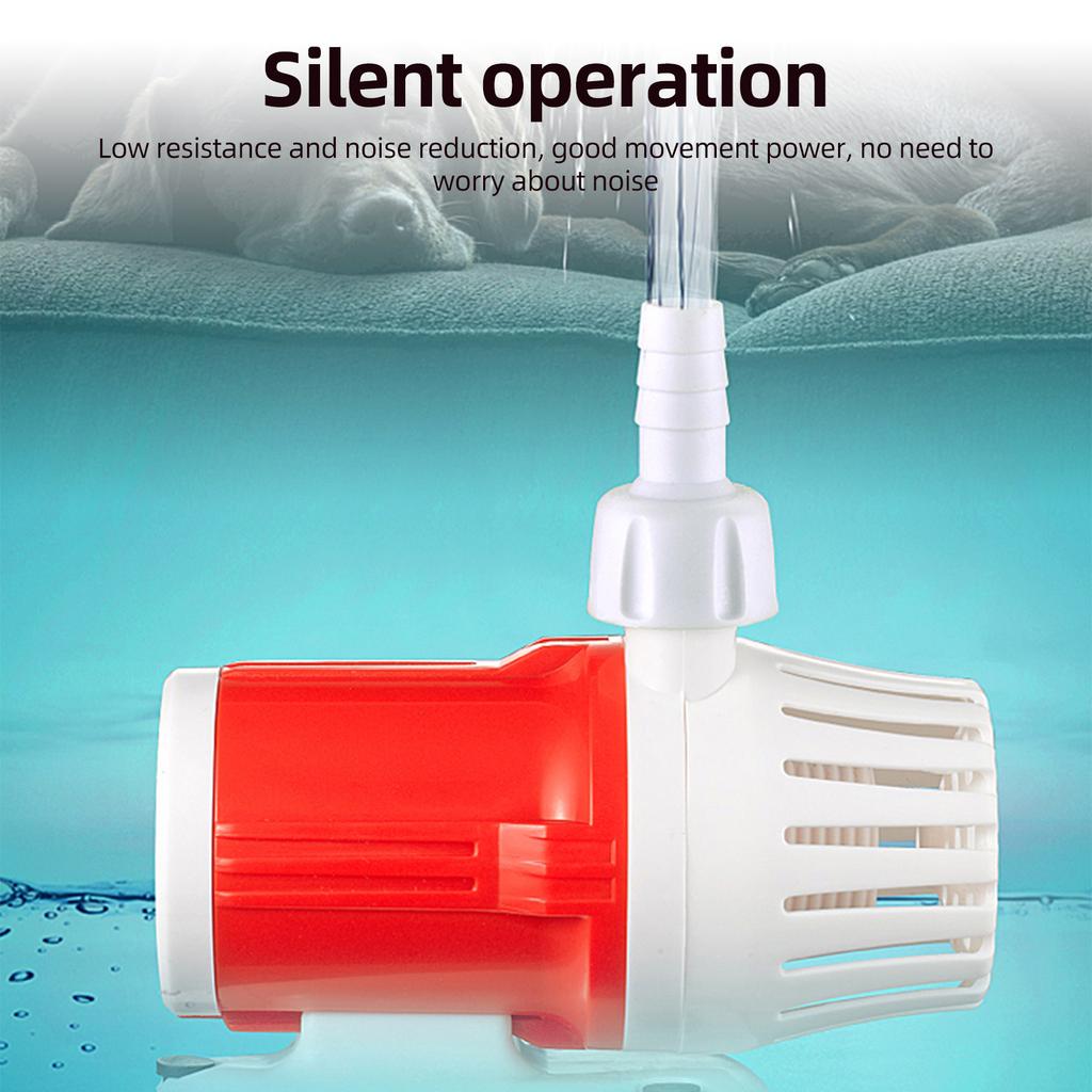 Погружной насос DC24V, 25 Вт, портативный водяной насос для аквариума, 1000-1200 л/ч, высокий расход, ультра тихий