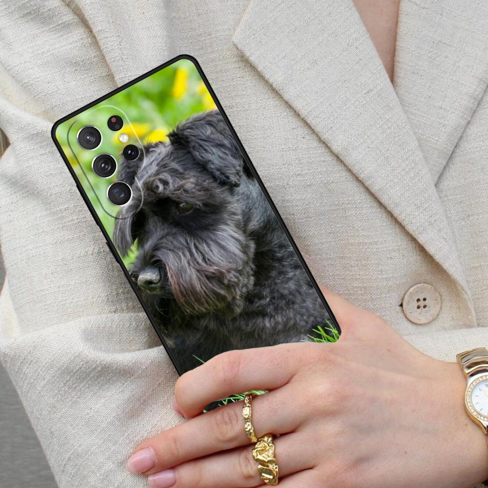Miniature schnauzer puppy dog Cell Phone Case for Samsung Galaxy S26 Ultra S25 S24 S23 S22 S21 S20 Note10 Cover