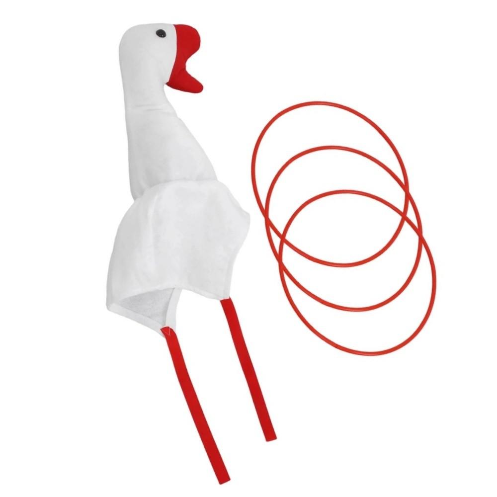 White/Pink Halloween Party Hat Creative Cartoon Goose Hat Big Goose Headgear  Cosplay Costume