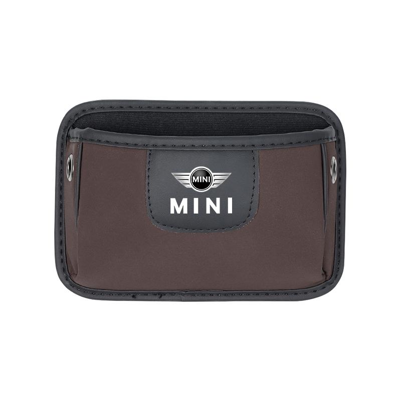 Car Door And Seat Back Leather Storage Box Sorting Bag For MINI Cooper R56 F56 R50 JCW Cabrio Aceman Countryman Clubman Roadster