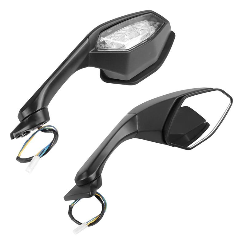 Motorcycle Rear View Mirrors With Turn Signals For R1 R6 YZF-R1 YZF-R6 2017 2018 -A87Q
