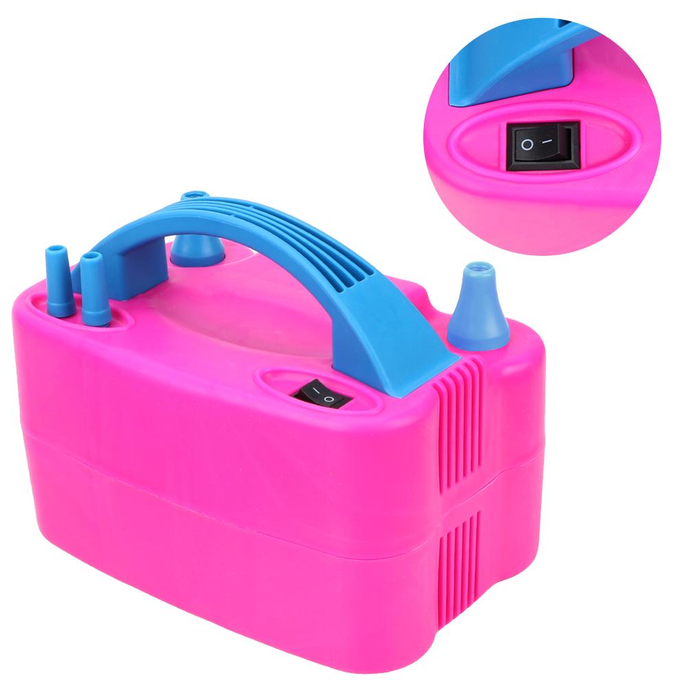 1 шт. воздуходувка высокого напряжения с двумя отверстиями портативный насос для накачивания воздушных шаров электрический насос для накачивания воздушных шаров воздушный компрессор