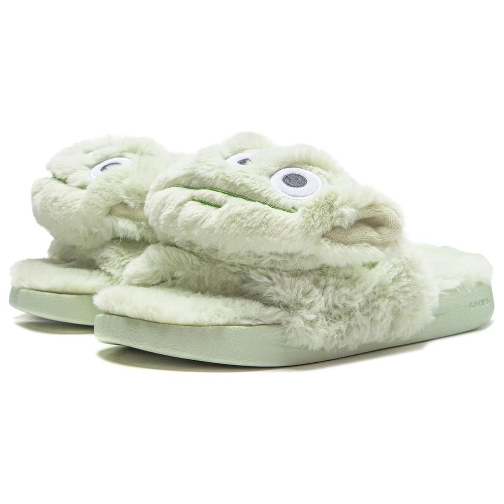 LiNing Disney Three Eyed X LN Slipper SE Удобные дышащие сандалии-слайды Женская обувь Светло-голубой Белый AGAT024-2