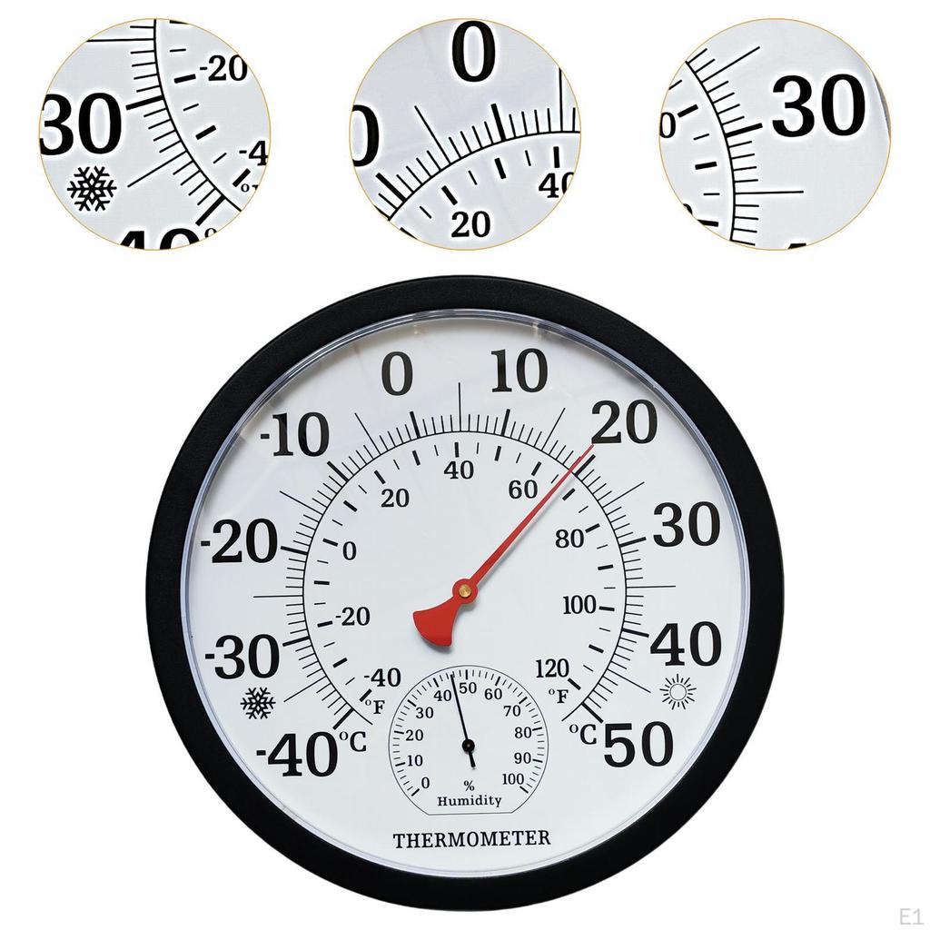 Европейский циферблат влажности и температуры измеритель климата прибор для измерения погоды для дома и гаража