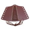 Vintage Wrist Guard Stylish Faux Leather Medieval Punk Arm Protector Lace Up Arm Belt for Parties Festivals Costume