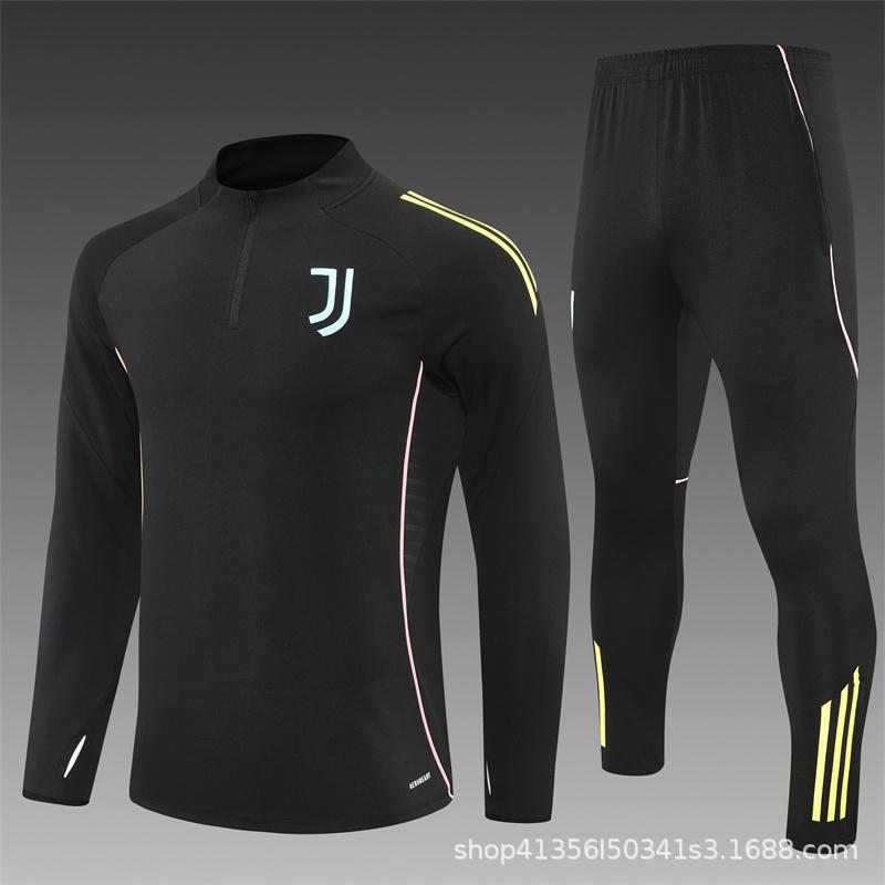 Костюмы с длинным рукавом на молнии Juventus/Dortmund/Bayern, Тренировочная форма, Одежда для разминки, Футбольная форма, Для взрослых и детей