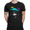 MILKYWAY GALAXY Mens Aliens  T-Shirt Stars Alien Invasion Space UFO Gift