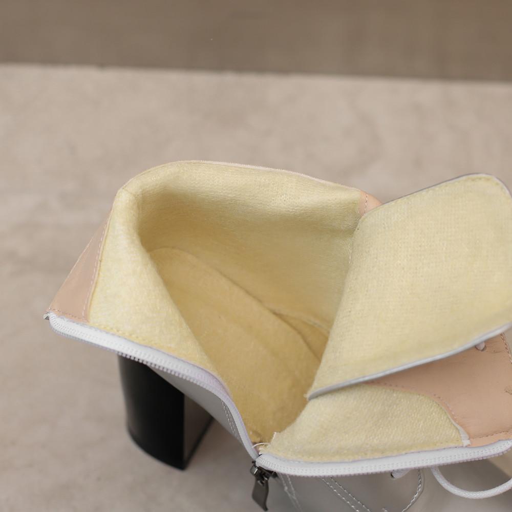 Мода Мода Ботильоны для женщин Зимняя обувь Блок Высокий каблук Шнуровка Женские короткие ботинки Черный Белый Серебристый Большой размер 45 46 47 48