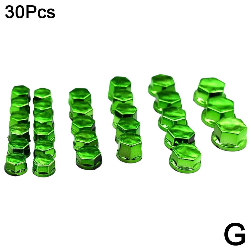 Универсальный 30 шт. мотоциклетный моделирующий гайка с покрытием декоративная крышка винта для Yamaha для Kawasaki для BMW мотоциклетный винт гайка крышка