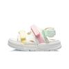 Li Ning Kids Coca Sports Sandals Kids Sandals White Yellow Pink YKKR008-4