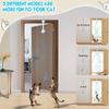 Door Hanging Auto-Rebound Cat Toy Rechargeable Electric Door Hanging Cat Toy with 3 Mice Interactive Cat Toys for Indoor Cats