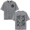 Adventure Bizarre Run Retro Steel Ball Anime Pickling Men'S And Women'S Clothing T-Shirt Comic T-Shirt Casual Short Sleeve Crew Neck