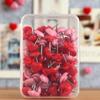 50pcs Heart shape Colored Push Pins Metal PP Metal Push Pins  Office Binding Supplies