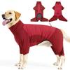 Four-legged Hooded Sweatshirt for Dogs In Autumn and Winter, Fully Enclosed for Large Dogs, Elastic, Anti-shedding and Leable