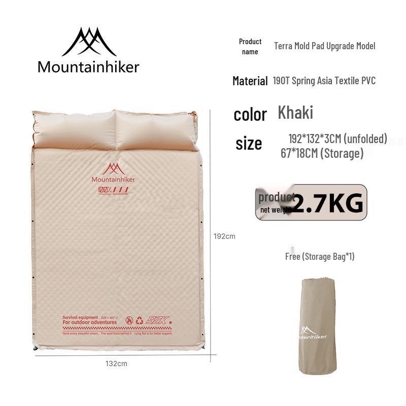 Надувной туристический коврик Mountain Guest - Легкий, Мягкий, Портативный, Соединяемый коврик