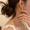 Xiaomi 925 Sterling Silver Vintage Circle Gold Earrings For Women Trendy Earring Jewelry Prevent Allergy Party Accessories Gift