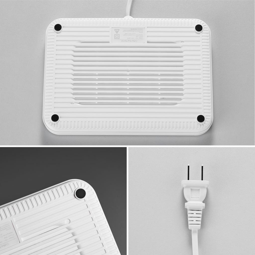 Подогреватель для чашек чая Pokaro, термоподставка для кофе, 9 температур, подогреватель кружек, термопластина, подогрев чашек, автоматическое отключение питания, широкая нагревательная поверхность, коробка