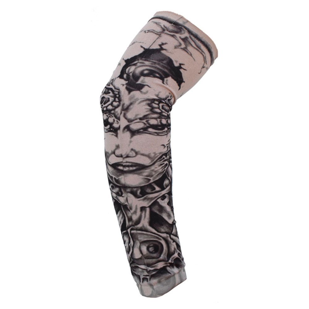 Sport Basketball Summer Cooling Flower Arm Sleeves Sun Protection Tattoo Arm Sleeves Arm Cover