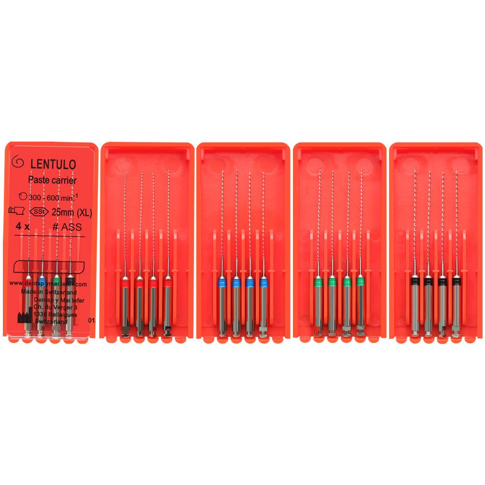 1 Pack 21mm 25mm Dental Rotary Paste Carriers Spiral Filler Lentulo Assorted Engine Filling Dentistry Endodontics Files Tools