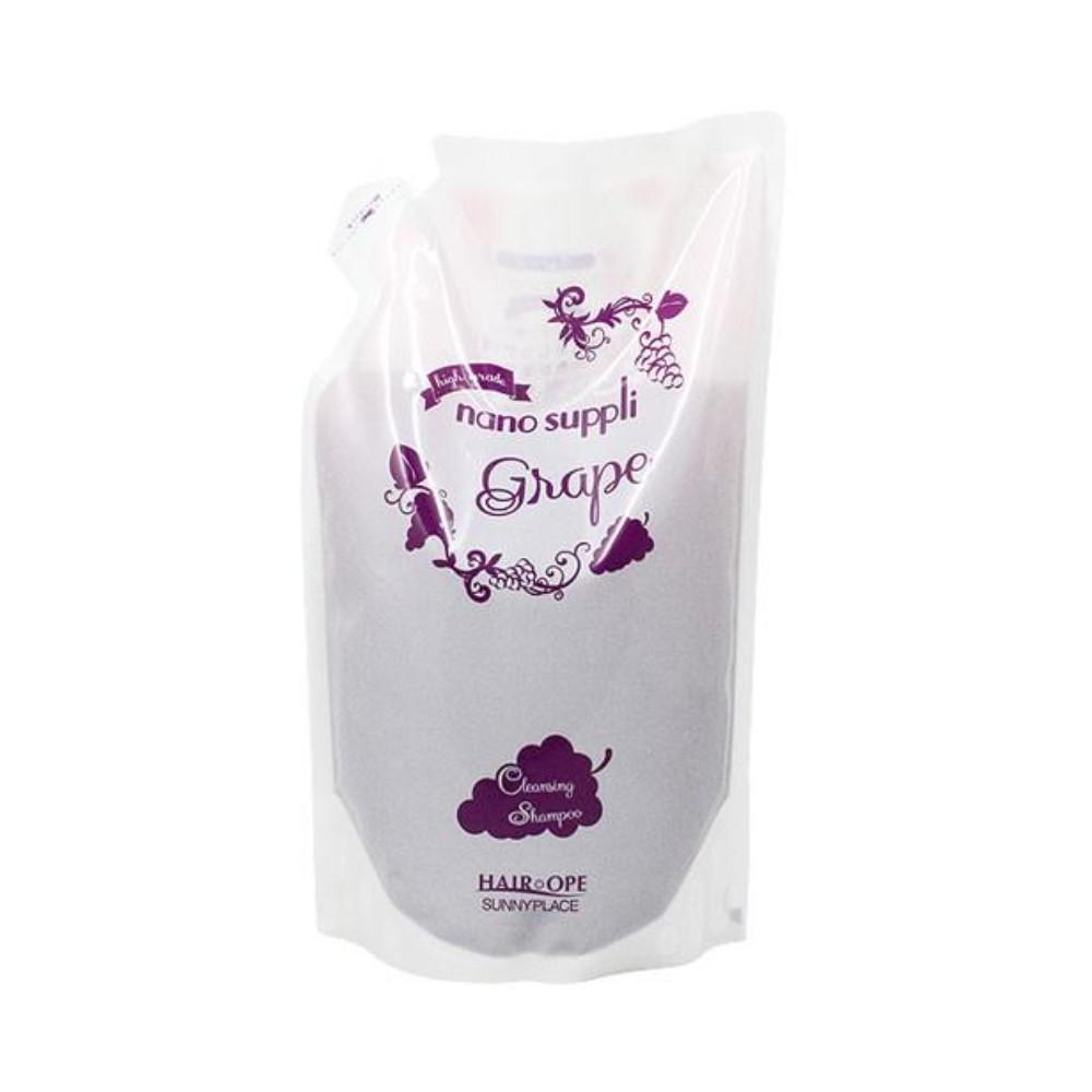 Sunny Place Nano Supplement Cleansing Shampoo Oolong Orange Green Apple Grape 1000ml Refill 800ml