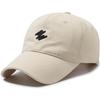 Minimalist W Embroidered Baseball Cap, Soft Washed Cotton Adjustable Curved Brim Sun Hat for Men Women
