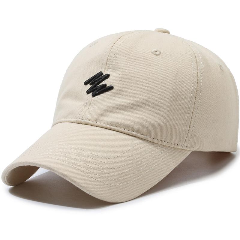 Minimalist W Embroidered Baseball Cap, Soft Washed Cotton Adjustable Curved Brim Sun Hat for Men Women
