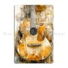 Telecaster Watercolor Metal Plaque Poster Decoration Printed Cinema Pub Garage Decoration Tin Sign Poster