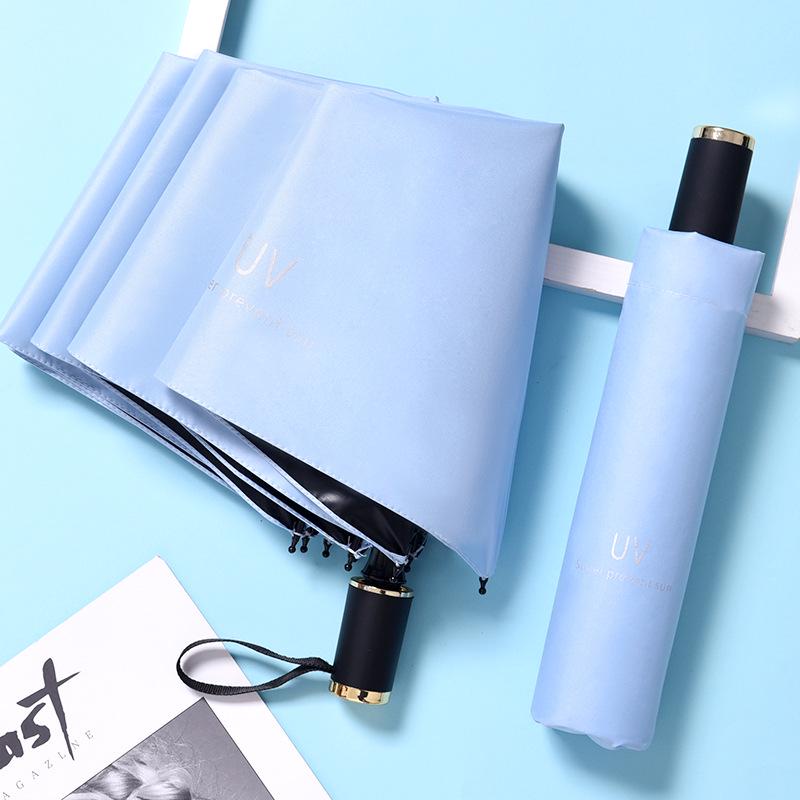 Складной зонт с защитой от УФ-лучей и логотипом на заказ для дождя или солнца