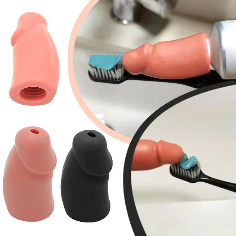 Toothpaste Dispenser Heads Squeezer Cap Plastic Bottle Cover Dustproof Funny Gadgets Gift For Adults Friends