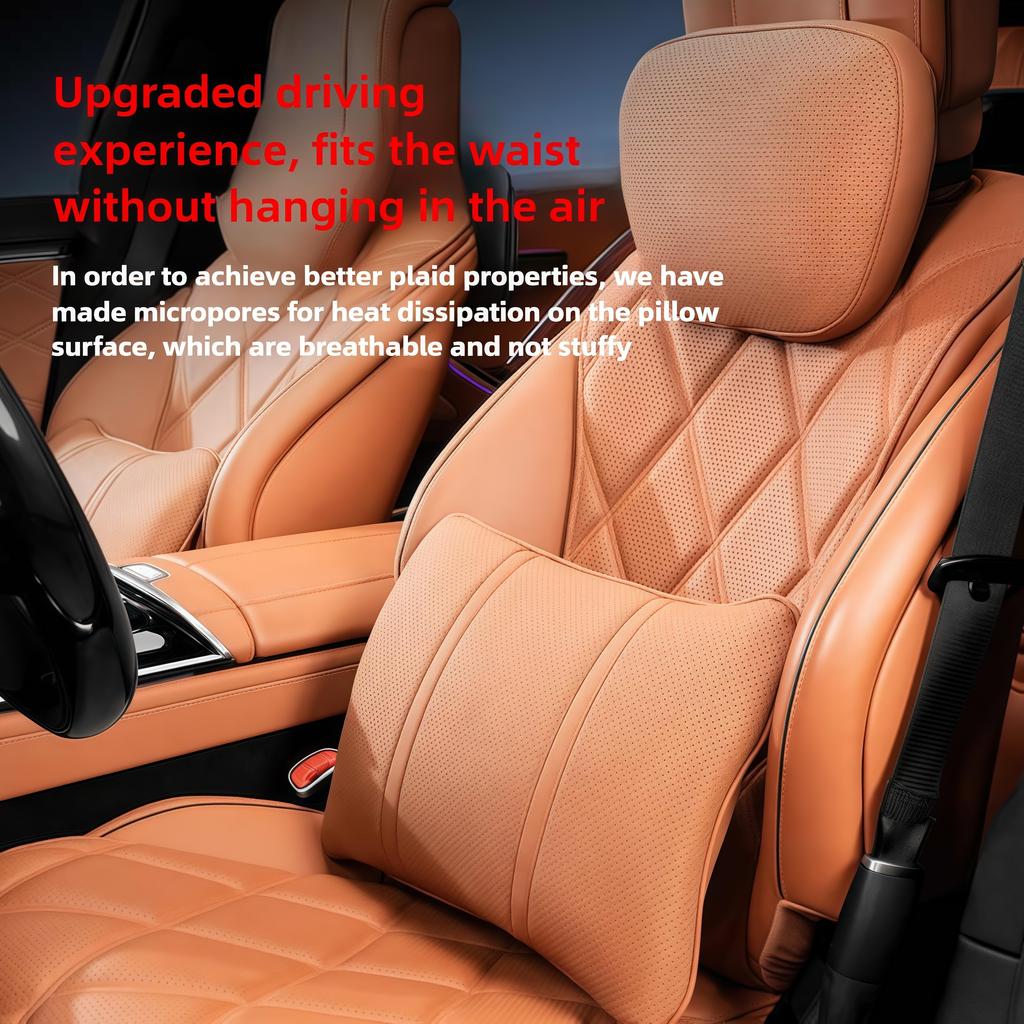 NEW Top Quality Car Headrest Neck Support Seat For Maybach Design S Class Soft Universal Adjustable Car Neck Pillow Waist Pillow