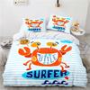 Cartoon 3d King Rabbit Printed Bedding Set Bed Linen Children Bedclothes Duvet Cover Sets Pillowcase Twin Full Queen King Size