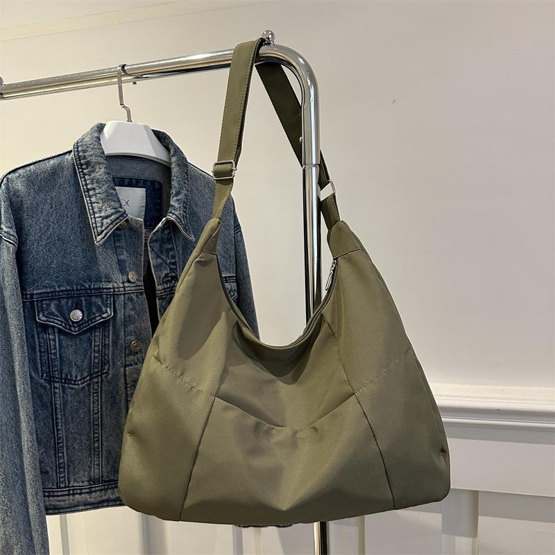 Корейская сумка большой вместимости, в стиле «ленивый шик», универсальная рабочая сумка через плечо, простая сумка-мессенджер, тренд