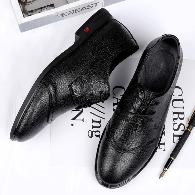 FashionMan официальное платье из натуральной кожи оксфорды на шнуровке мужские свадебные туфли высокого качества повседневные деловые офисные формальные мужские туфли