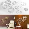 Home Accessories DIY Creative Decoration 3D Mirror Circle Wall Stickers