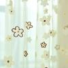 Window Voile Bright-colored Widely Applied Soft Texture Elegant Floral Printing Window Tulle Curtain for Living Room