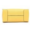 Michael Kors MK Mercer Однотонная Сумка-тоут Женская Желтая с Логотипом и Текстурой Личи на Молнии Кожаная 35S1GM9M2L-DAFFODIL