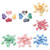 UV Creative DIY Acrylic 10pcs Two-color Dazzling Butt Peach Beads Milk Candy Beaded Materials Jewelry Accessories Bracelet Necklace