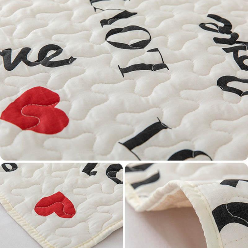 Чистый хлопок противоскользящие коврики для тети Moon Pad можно стирать сетчатый коврик физиология пример праздник анти-боковая протечка Dianz Baby подгузник 50*70 см/70*100 см