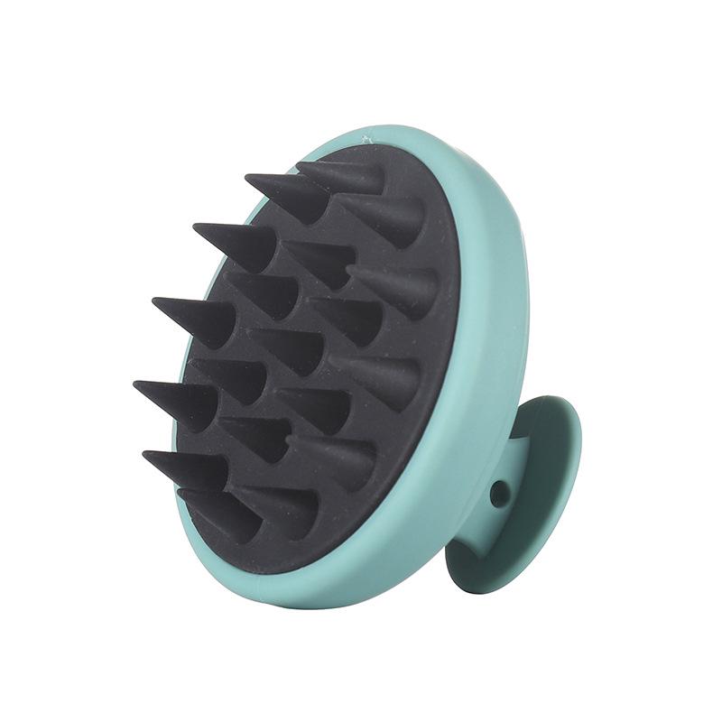 Женская силиконовая массажная щетка для кожи головы для влажного и сухого использования - Расческа для мытья волос