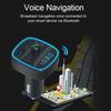 Многофункциональный MP3-плеер Быстрая зарядка Двойное USB-зарядное устройство Практичный Классический автомобиль Совместимость с Bluetooth 5.0 FM-передатчик