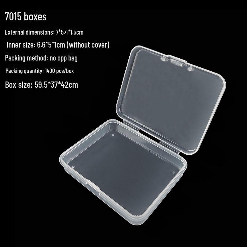 Прозрачный пластиковый ящик для хранения и демонстрации оборудования