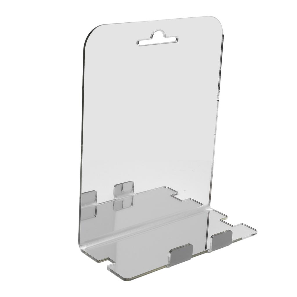 Зеркало для душа в ванной комнате, незапотевающее акриловое зеркало для макияжа, бритья, с крючком из нержавеющей стали