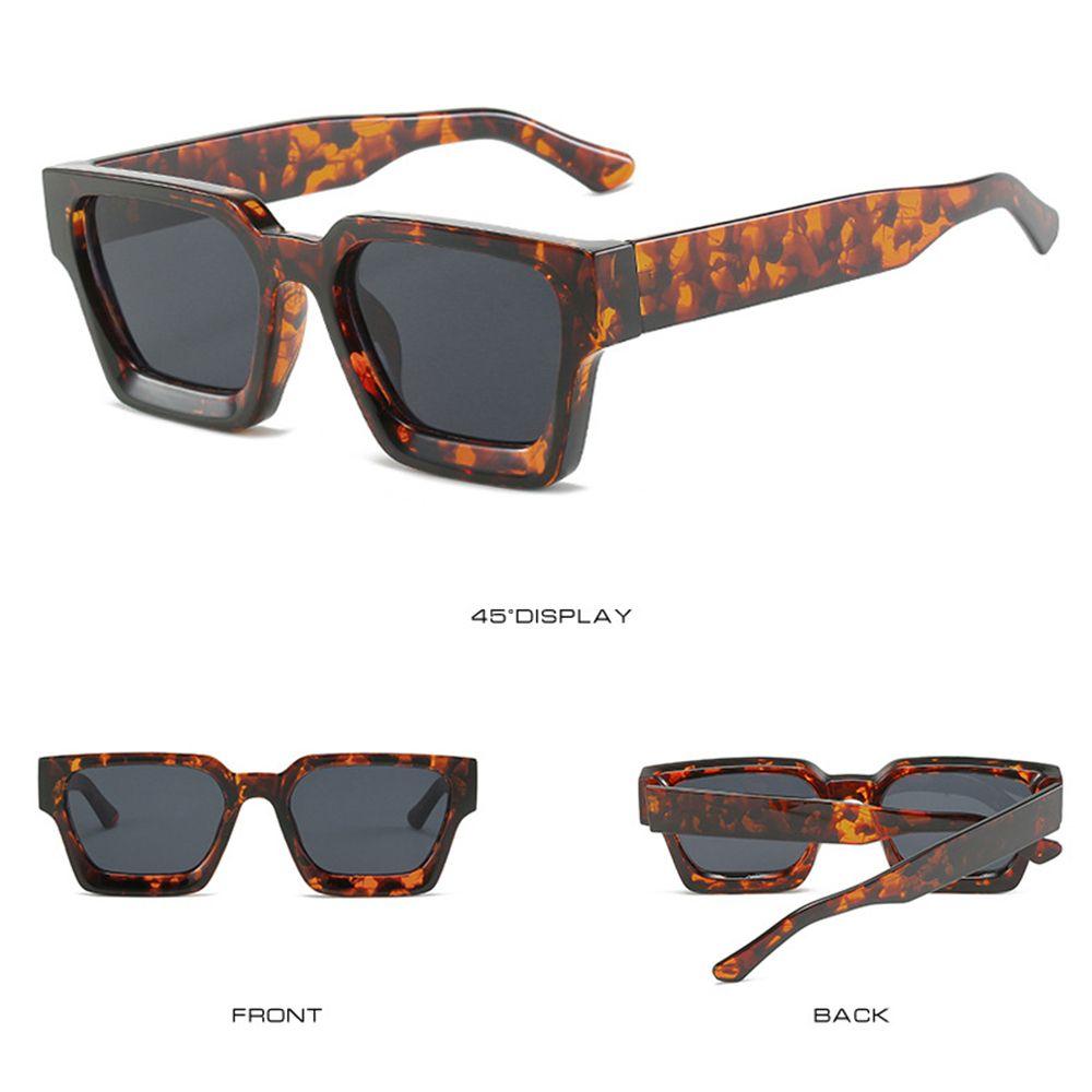 Fashion Thick Punk Square Frame Women Sunglasses Shades Retro Sunglasses Ladies Shades