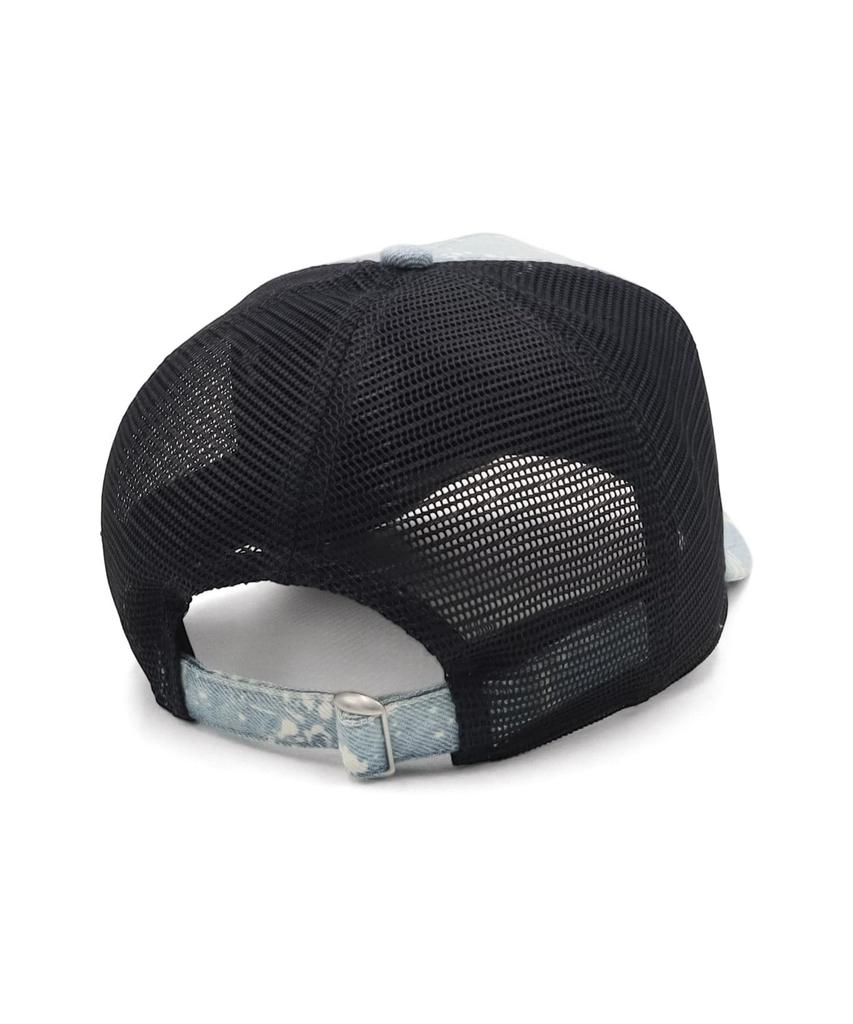 NEW ERA Cap 9FORTY Trucker Los Angeles Dodgers Splash Paint Denim 15196598 NER37C8192 A-Frame