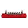 6 Terminal Bus Bar with Cover 48V 150A 2 Studs Power Distribution Block for Car Boat Marine Caravan