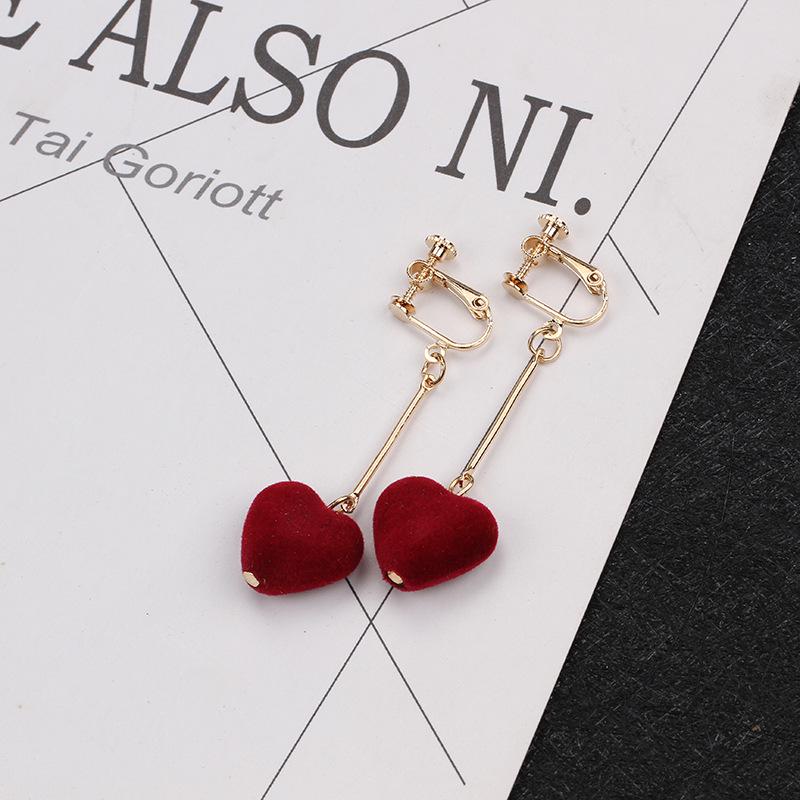 Асимметричные серьги-клипсы Velvet Love с жемчугом для женщин — пирсинг не требуется