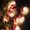 LED Christmas Snowman Strings Christmas Tree Holiday Party Decoration